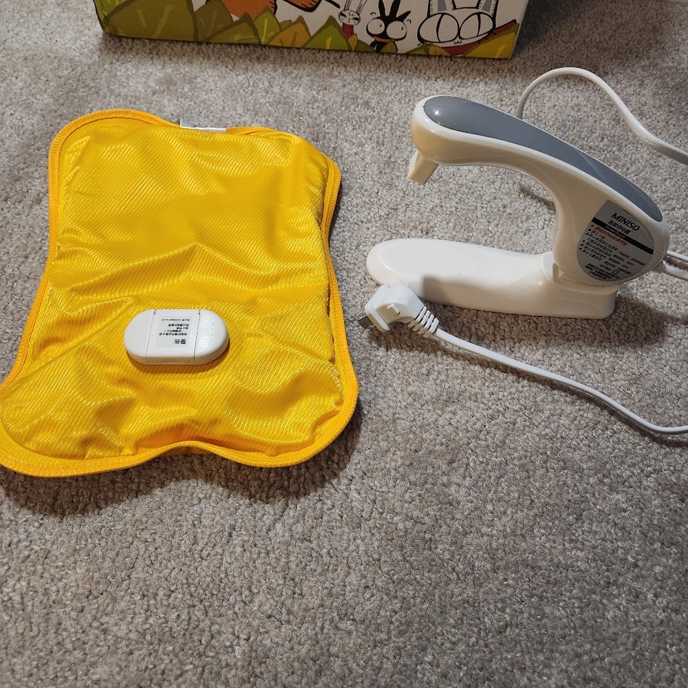New MINISO Myoo and Friends Rechargeable Electric Hand Warmer Plush Pillow - Picture 6 of 10